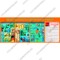 Безопасность сварочных работ 70х160х0,5 см (SD-24)