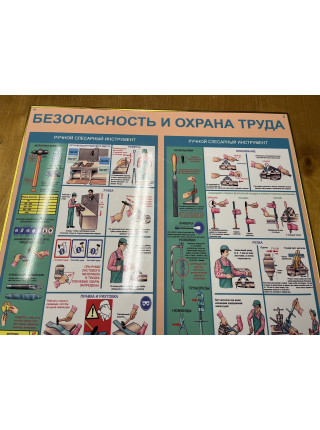 Безопасность и охрана труда 80х70х0,5 см (SD-35)