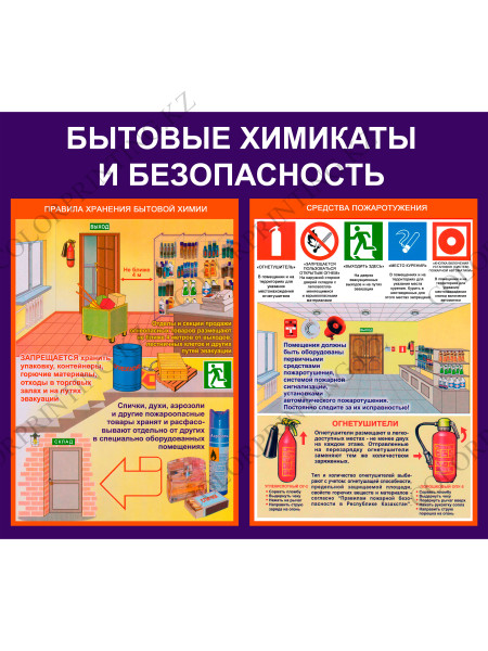 Бытовые химикаты и безопасность 70x80x0,5 см (SD-6)