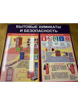 Бытовые химикаты и безопасность 70x80x0,5 см (SD-6)