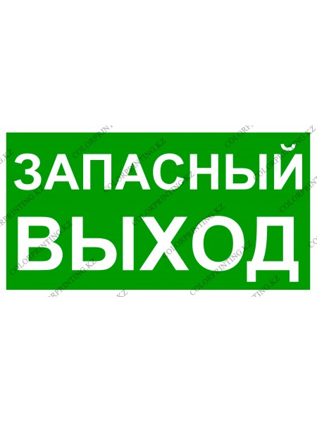 Эвакуационный (запасной) выход 24х13 см